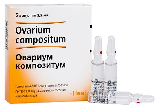 Купить Овариум композитум раствор для инъекций 2.2мл амп 5 шт гомеоп.по .