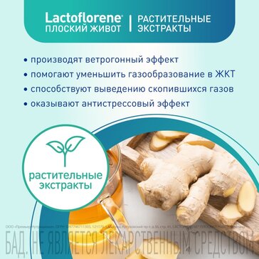 Купить lactoflorene (Лактофлорене) Плоский живот, 20 пакетиков/При ...